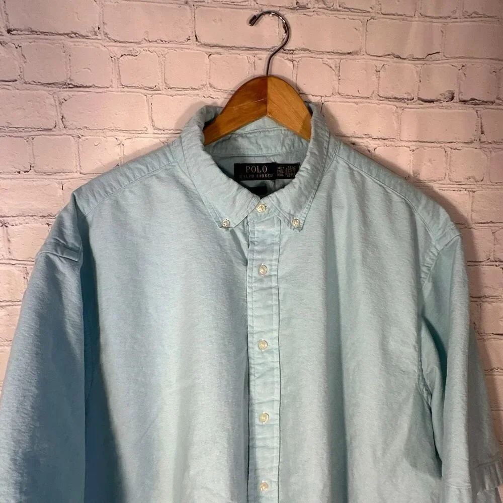 Polo Ralph Lauren Shirt Mens XXXL Classic Fit‎ Color Flesh Pony  Short Sleeve